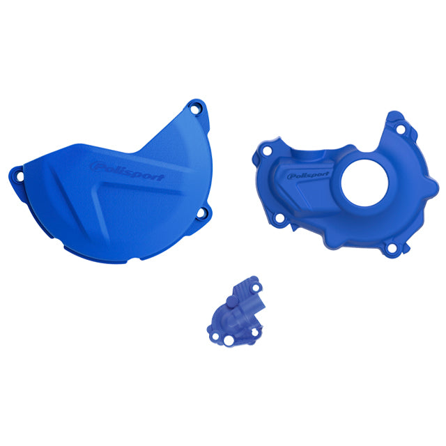 Kit Tapa embrague y encendido YZ450F 14-17 Polisport - azul 90946