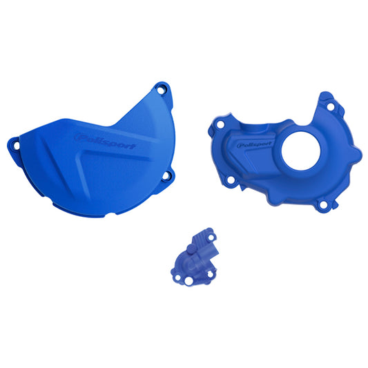 Kit Tapa embrague y encendido YZ450F 14-17 Polisport - azul 90946