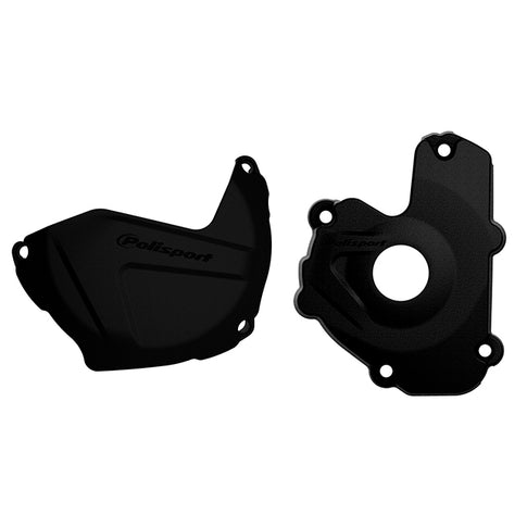 Kit Tapa embrague y encendido KX250F 13-16 Polisport - azul 90949