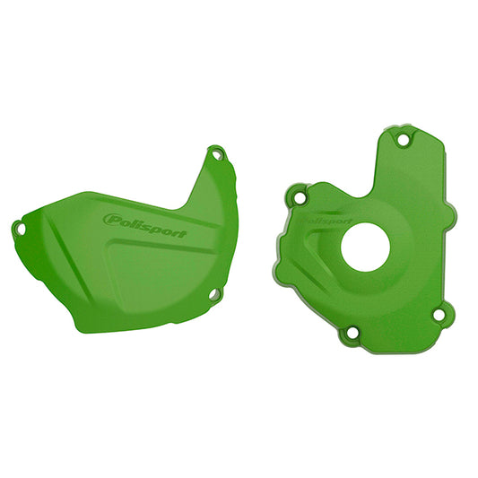Kit Tapa embrague y encendido KX250F 13-16 Polisport - verde 90950