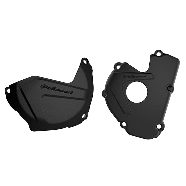 Kit Tapa embrague y encendido KX250F 17-20 Polisport - negro 90951