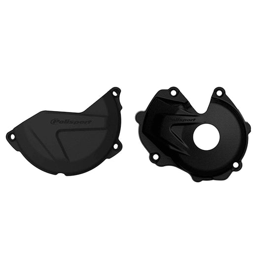 Kit Tapa embrague y encendido KX450F 16-18 Polisport - negro 90953