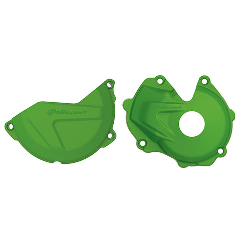 Kit Tapa embrague y encendido KX450F 16-18 Polisport - verde 90954