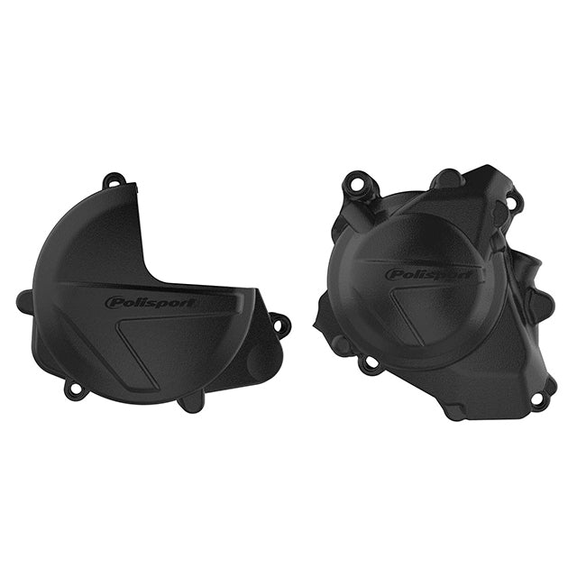 Kit Tapa embrague y encendido CRF450R 17-20 Polisport - negro 90961