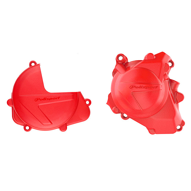 Kit Tapa embrague y encendido CRF450R 17-20 Polisport - rojo 90962
