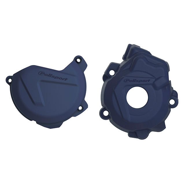 Kit Tapa embrague y encendido KTM SXF/XCF HUSQ FC 250/352 13-15 Polisport - azul 90972