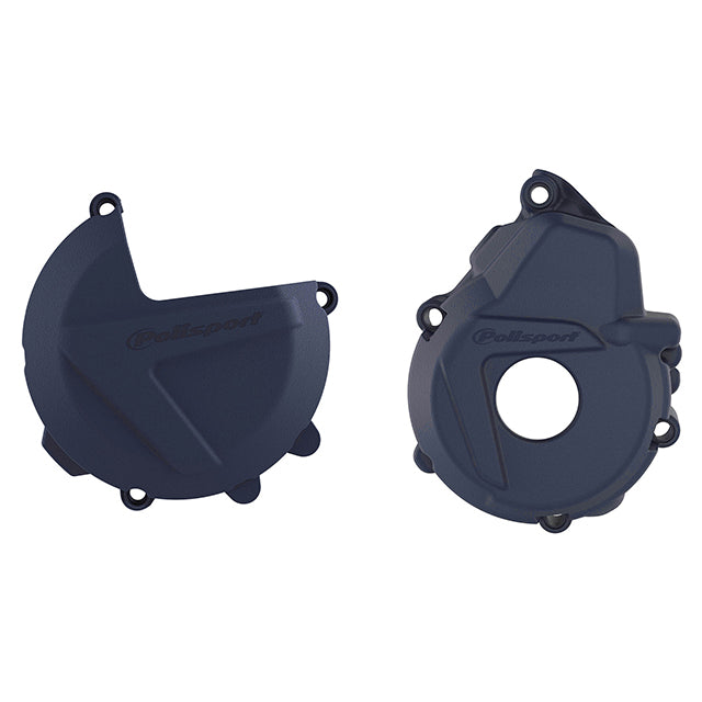 Kit Tapa embrague y encendido Husqvarna FE250/350 19-22 KTM EXCF/XCFW 250/350 17-22 Polisport - azul 90984