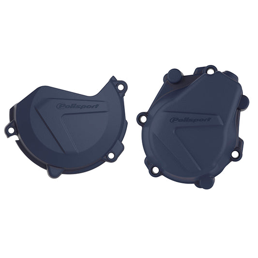 Kit Tapa embrague y encendido Husqvarna FC450 16-18 KTM SXF/XCF450 16-22 Polisport - azul 90987