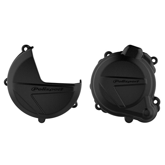 Kit Tapa embrague y encendido Beta Xtrainer 300 16-17 RR250/300 2T 13-17 Polisport - negro 90998