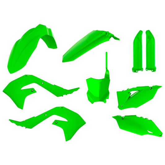 Kit de plásticos KX450F 19-22 Polisport - verde lima 91025