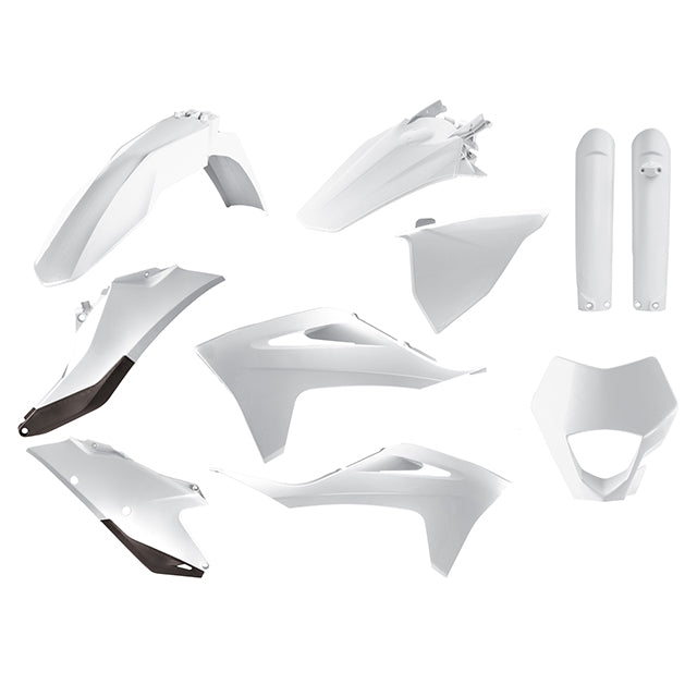 Kit de plásticos GasGas EC/EC-F 21-22 Polisport - blanco 91027