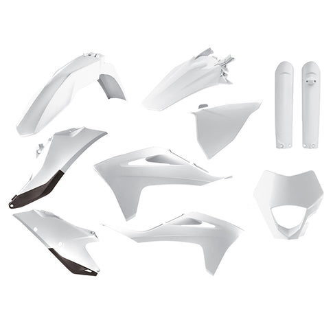 Kit de plásticos GasGas EC/EC-F 21-22 Polisport - blanco 91027