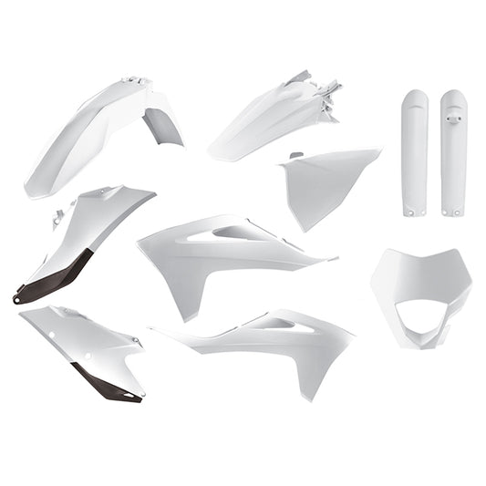 Kit de plásticos GasGas EC/EC-F 21-22 Polisport - blanco 91027