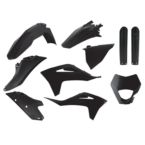 Kit de plásticos GasGas EC/EC-F 21-22 Polisport - negro 91028
