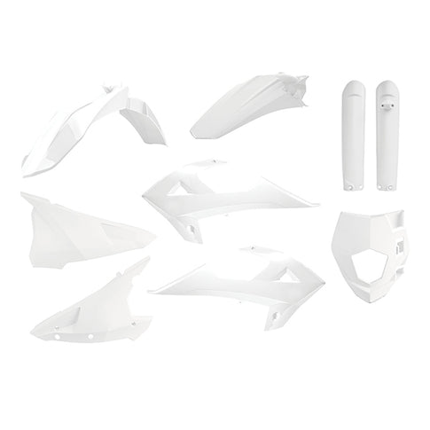 Kit de plásticos Rieju MR 250/300 21-22 GasGas EC/EC-E 18-20 Polisport - blanco 91031