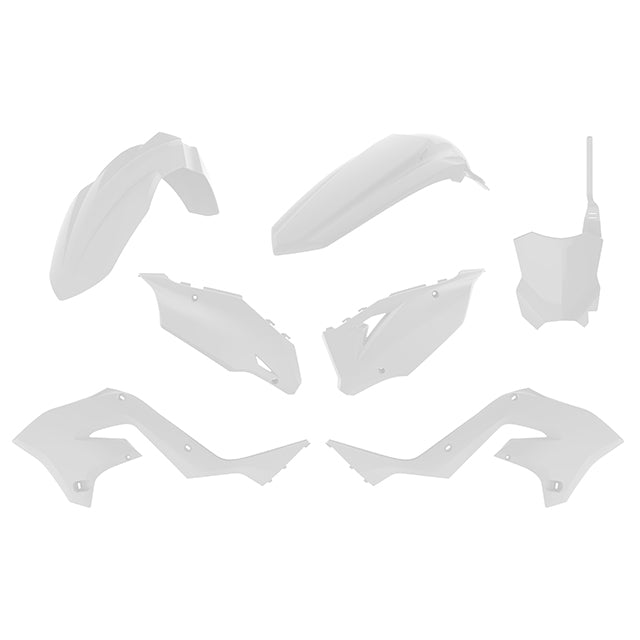 Kit de plásticos Restyling KX125/250 KX450 2020 03-8 Polisport - blanco 91035
