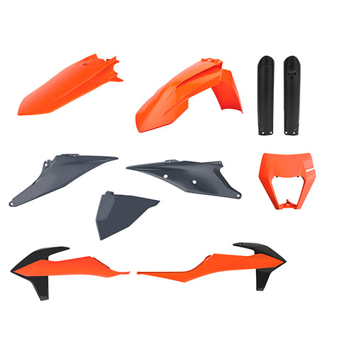 Kit de plásticos KTM EXC/EXC-F 20-22 Polisport - OEM 1 91040