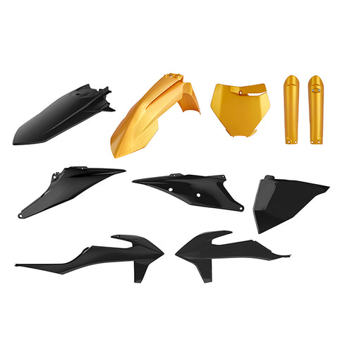 Kit de plásticos SX/SX-F 19-22 Polisport - negro-oro 91052