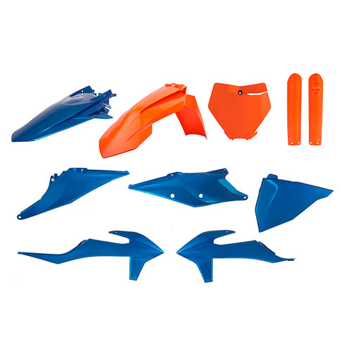 Kit de plásticos SX/SX-F 19-22 Polisport - azul-naranja 91053