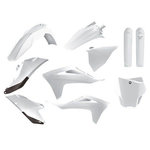 Kit de plásticos GasGas MC/MCF 21-22 Polisport - blanco 91065