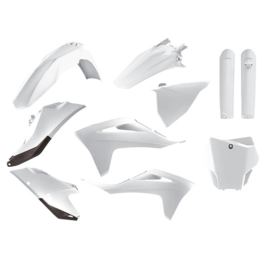 Kit de plásticos GasGas MC/MCF 21-22 Polisport - blanco 91065