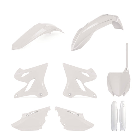 Kit de plásticos YZ125/250 21- Polisport - blanco 91073
