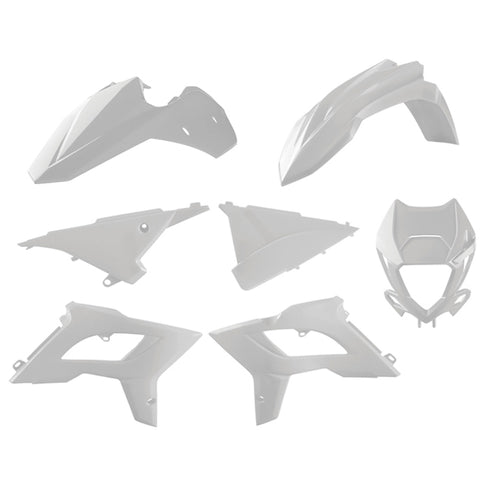 Kit de plásticos Restyling BETA RR 2T/4T con careta 13-17 Polisport - blanco 91086