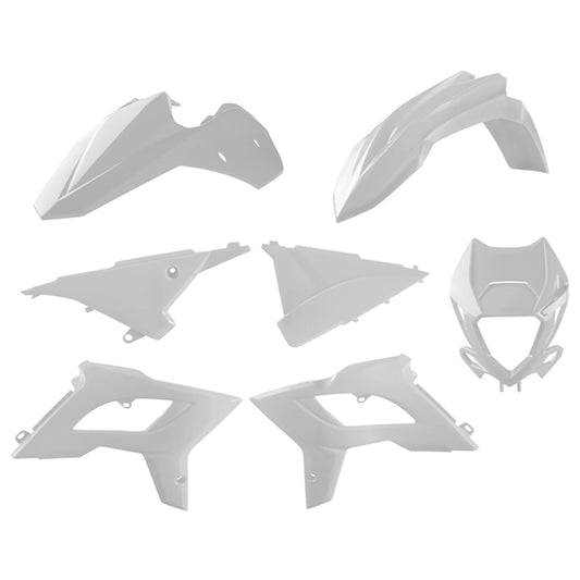 Kit de plásticos Restyling BETA RR 2T/4T con careta 13-17 Polisport - blanco 91086