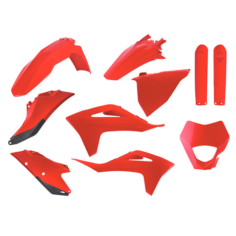 Kit de plásticos EC / EC-F 21-22 Polisport - rojo 91116