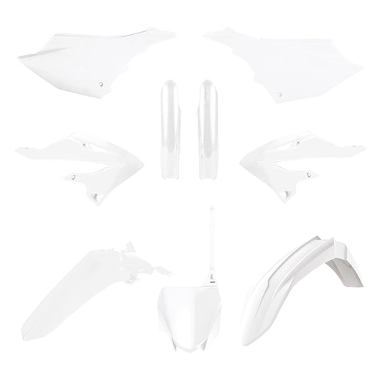 Kit de plásticos YZ125/250 22- Polisport - blanco 91128
