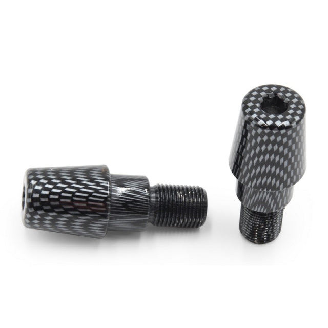 Contrapesos de guiador Yamaha TZR 03-06 / T-Max 500 01-07 Vparts - carbono