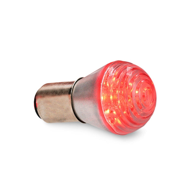Bombilla BAY15D Roja 12 LEDs 1 unidad Amolux