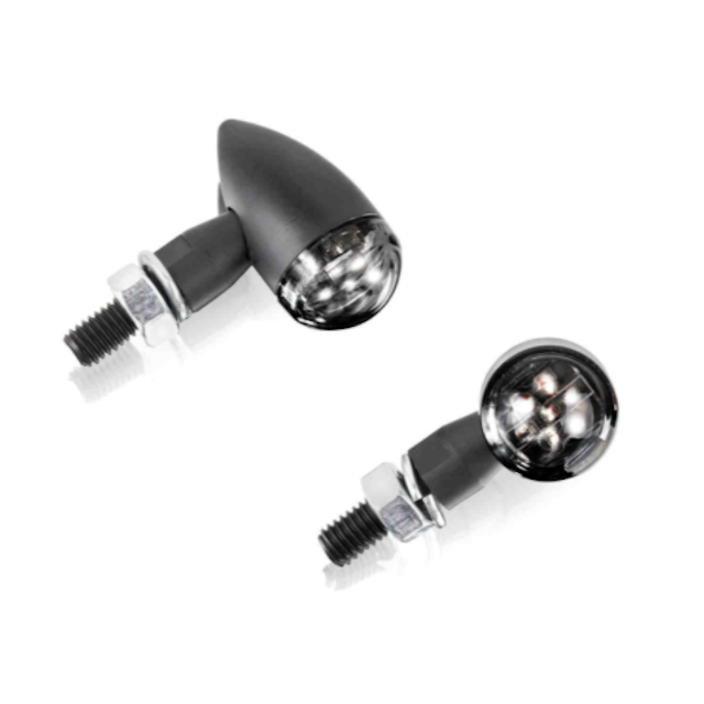 Intermitentes Tiny cristal ahumado de leds Negro CE PUIG 9314N