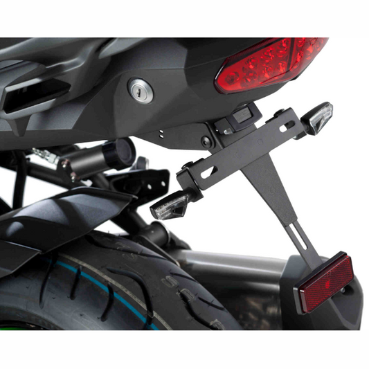Soporte matrícula Negro Kawasaki Versys 1000 17-18' PUIG 9450N