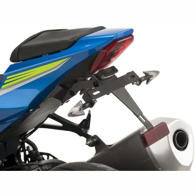 Soporte matrícula Negro Suzuki GSX-R 1000 17-18' PUIG 9451N