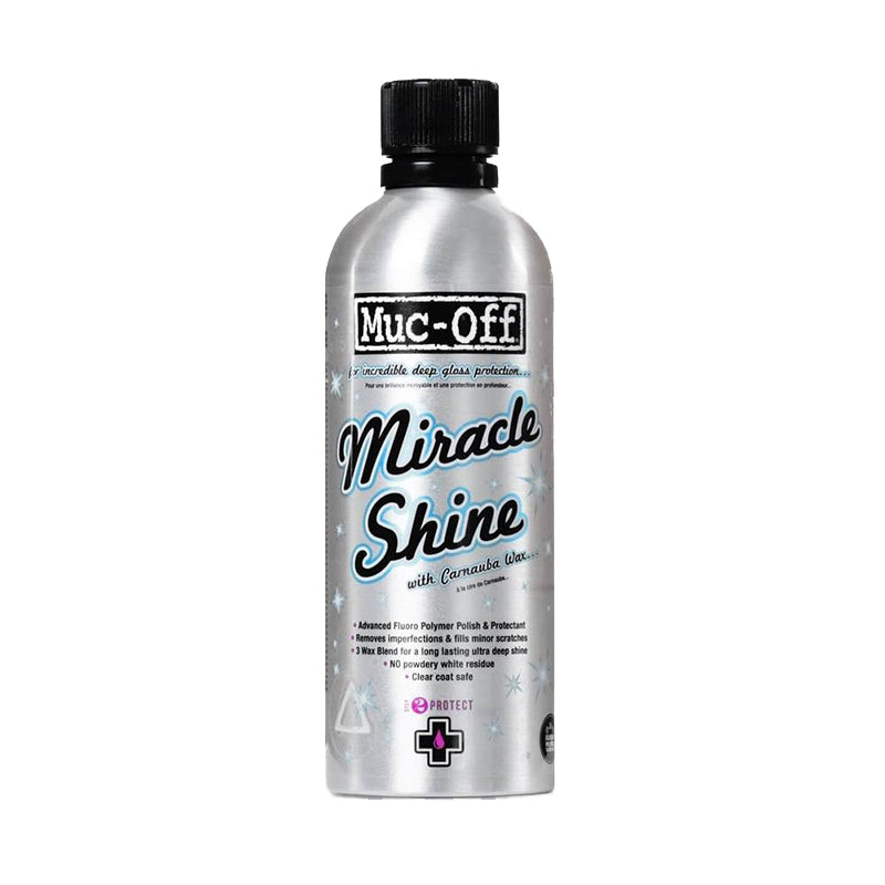 Pulimento (cera de carnauba) MUC-OFF Miracle Shine Motorcycle Polish Bote 500 ml MO-947