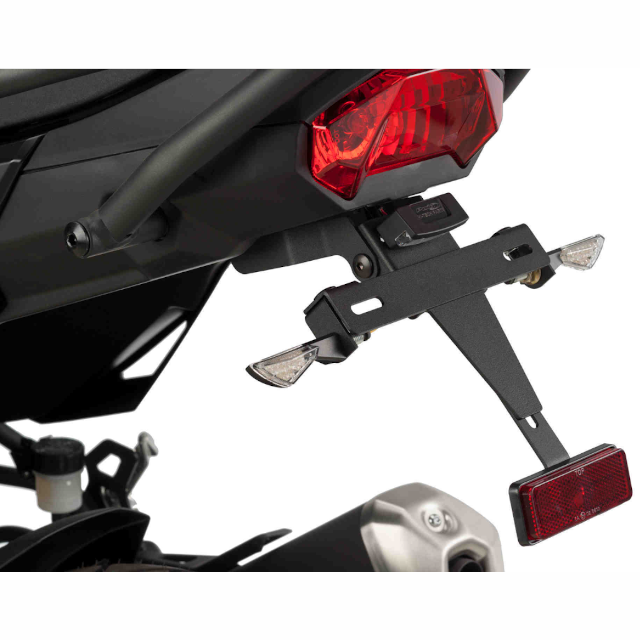 Soporte matrícula Negro Kawasaki X-versys 17-18' PUIG