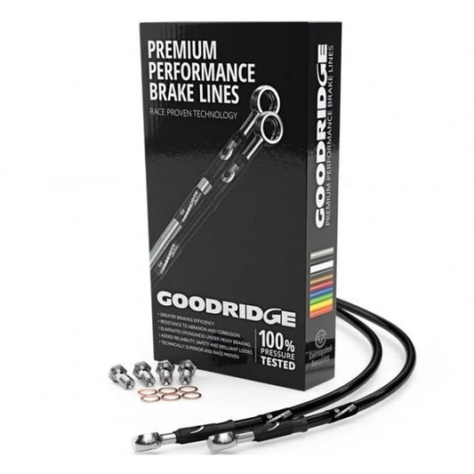 Front brake hose Honda CBR 600 FX-F4 / SPORT 99-07 Goodridge - Black