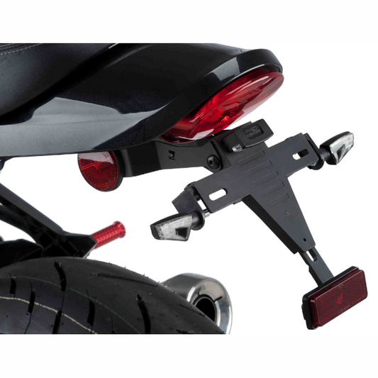 Soporte matrícula Negro Kawasaki Z900rs 18' PUIG 9597N