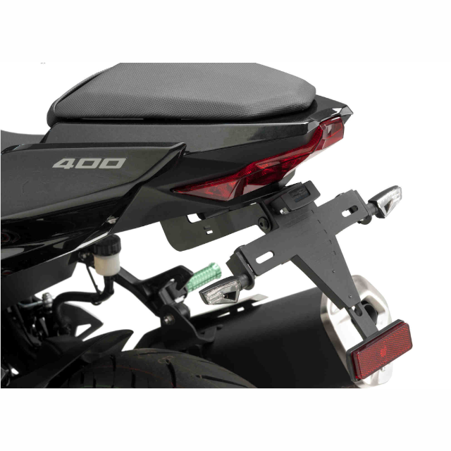 Soporte matrícula Negro Kawasaki Ninja 400 18' PUIG 9629N