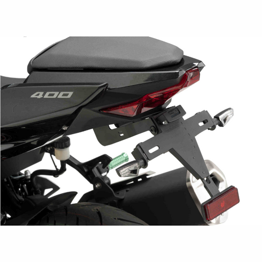 Soporte matrícula Negro Kawasaki Ninja 400 18' PUIG 9629N