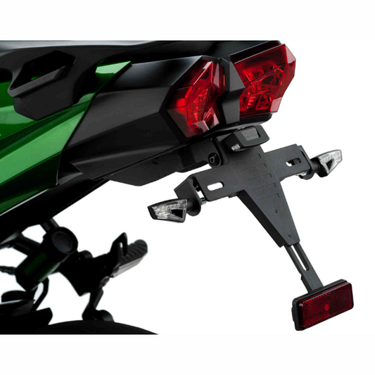 Soporte matrícula Negro Kawasaki Ninja H2 Sx 18' PUIG 9707N