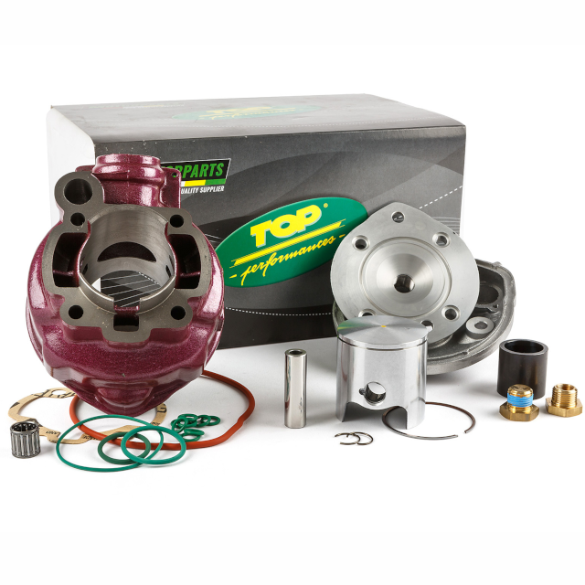 Cilindro Top Performance Rosa Due plus 74cc Minarelli AM6 culata modular