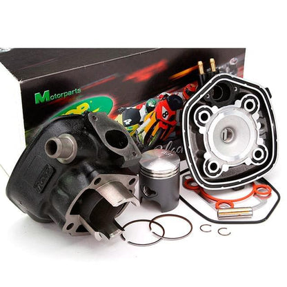 Cylindre Top Performances Noir 50cc Minarelli horizontal LC