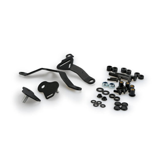Soportes universales Semicarenado Negro Universal Diam.195mm PUIG 9978N