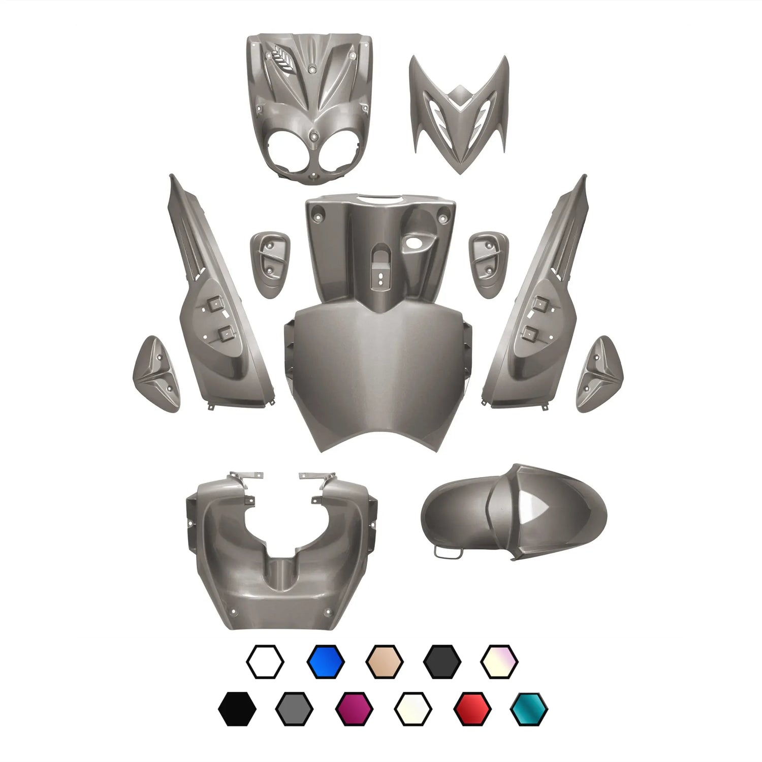 Kit carenados Yamaha Slider / MBK Stunt 11 piezas AllPro