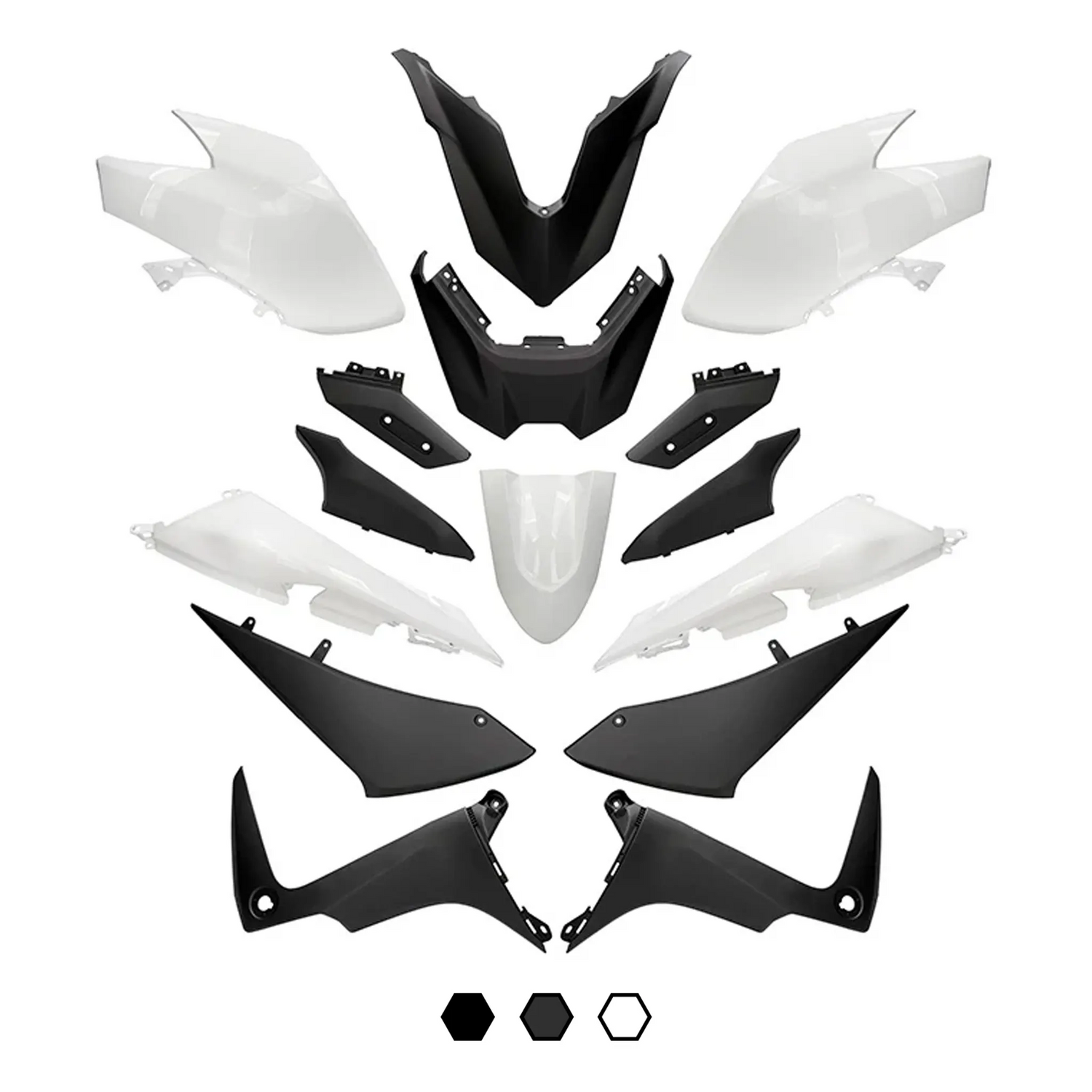 Carenados Yamaha T-Max 530 17-19 15 piezas AllPro