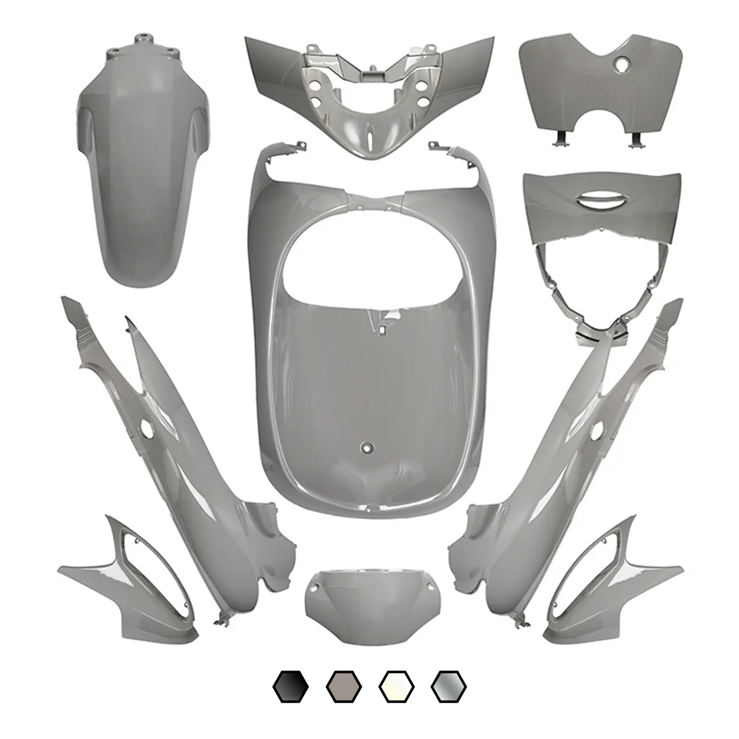 Carenados Honda SH 125 04-08 10 piezas AllPro