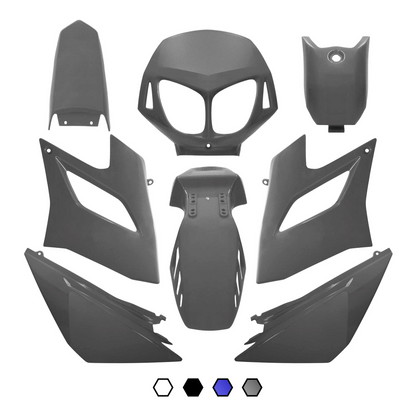 Kit de Carenagens Derbi Senda DRD Racing/Limited 04-10 8 peças injeção AllPro