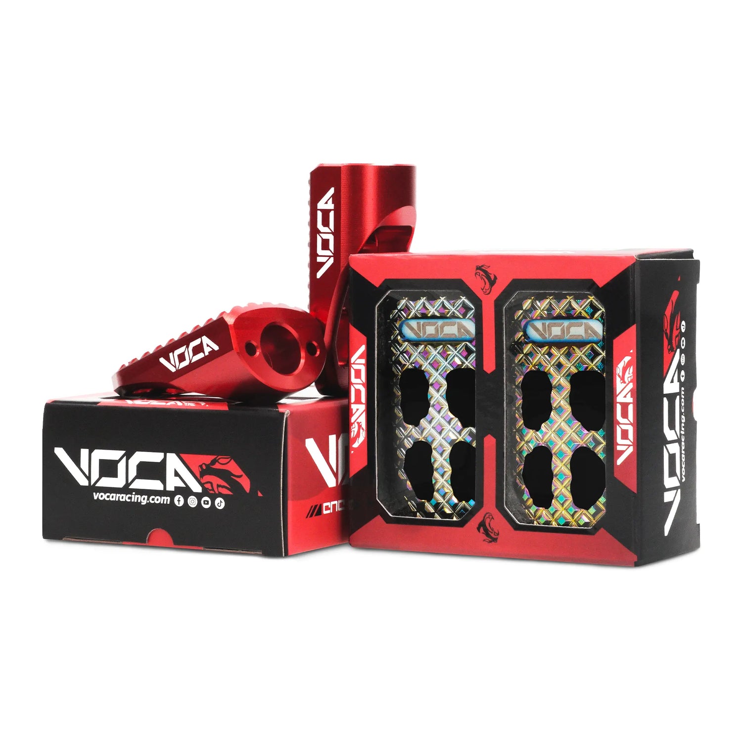 Estriberas piloto CNC VOCA Racing